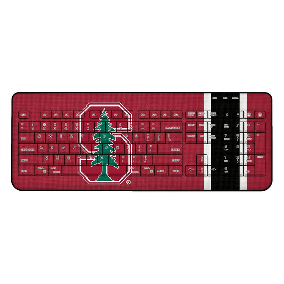 Stanford Cardinal Stripe Wireless USB Keyboard-0