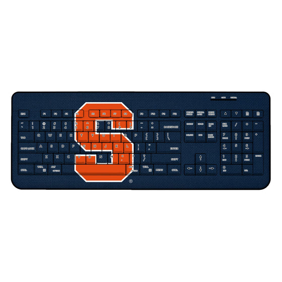 Syracuse Orange Solid Wireless USB Keyboard-0