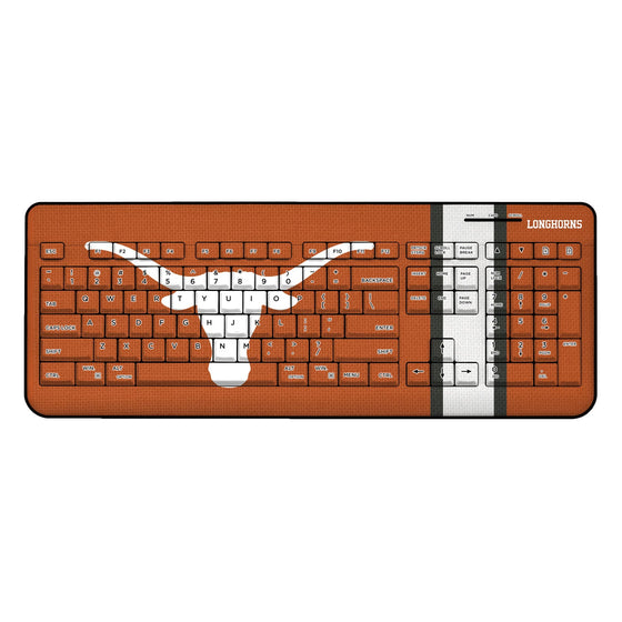 Texas Longhorns Stripe Wireless USB Keyboard-0
