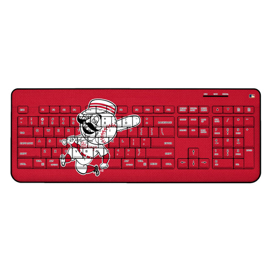 Cincinnati Reds 1953-1967 - Cooperstown Collection Solid Wireless USB Keyboard - 757 Sports Collectibles