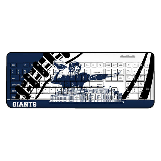 New York Giants 1960-1966 Historic Collection Passtime Wireless USB Keyboard - 757 Sports Collectibles