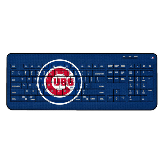 Chicago Cubs Cubs Solid Wireless USB Keyboard - 757 Sports Collectibles