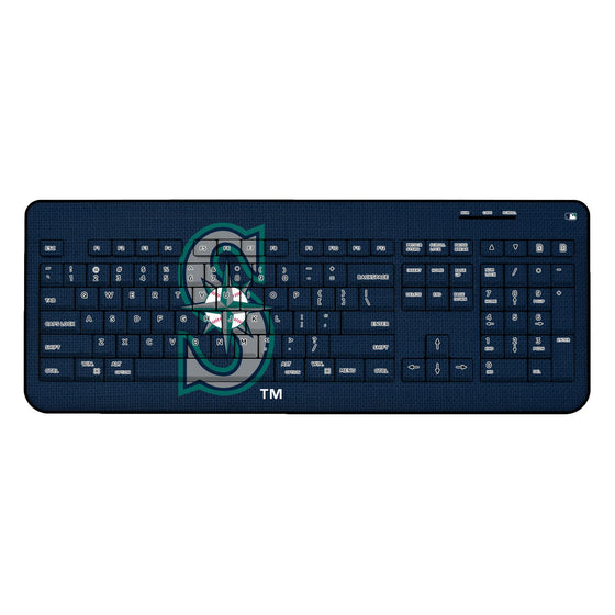 Seattle Mariners Mariners Solid Wireless USB Keyboard - 757 Sports Collectibles