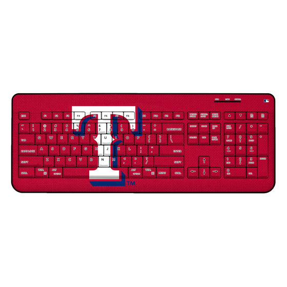 Texas Rangers Solid Wireless USB Keyboard - 757 Sports Collectibles