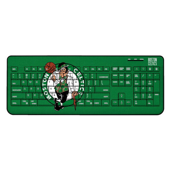 Boston Celtics Solid Wireless USB Keyboard-0