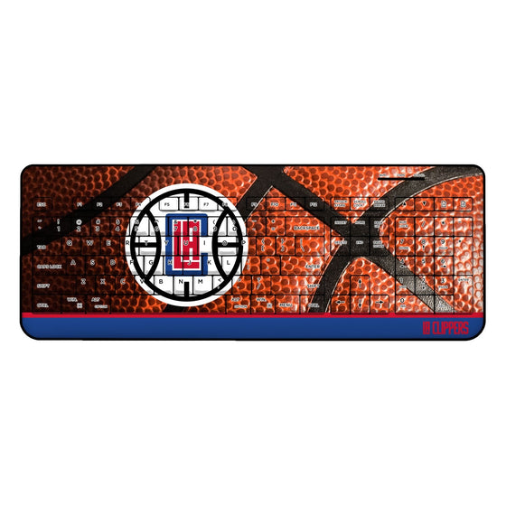 Los Angeles Clippers Basketball Wireless USB Keyboard-0