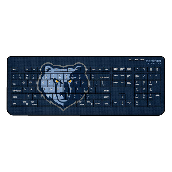 Memphis Grizzlies Solid Wireless USB Keyboard-0