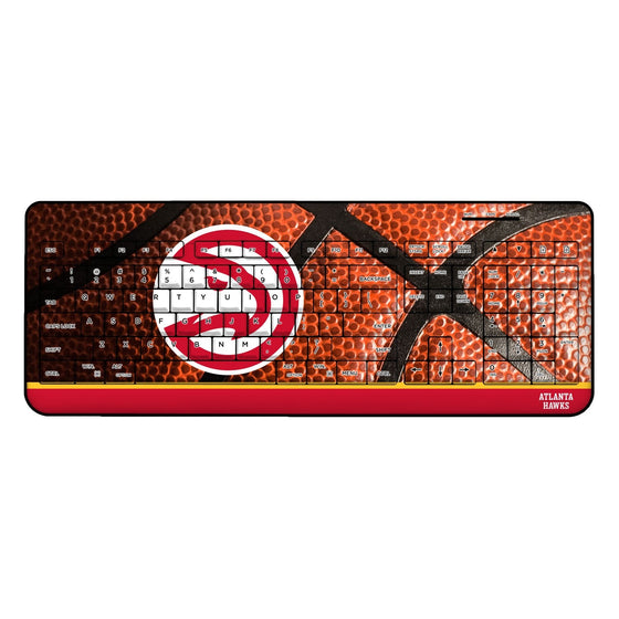 Atlanta Hawks Basketball Wireless USB Keyboard-0