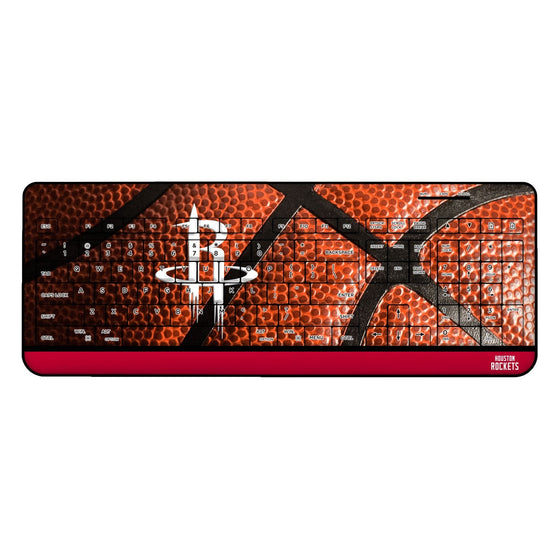Houston Rockets Basketball Wireless USB Keyboard-0