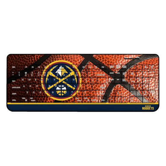Denver Nuggets Basketball Wireless USB Keyboard-0