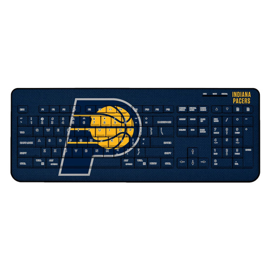 Indiana Pacers Solid Wireless USB Keyboard-0