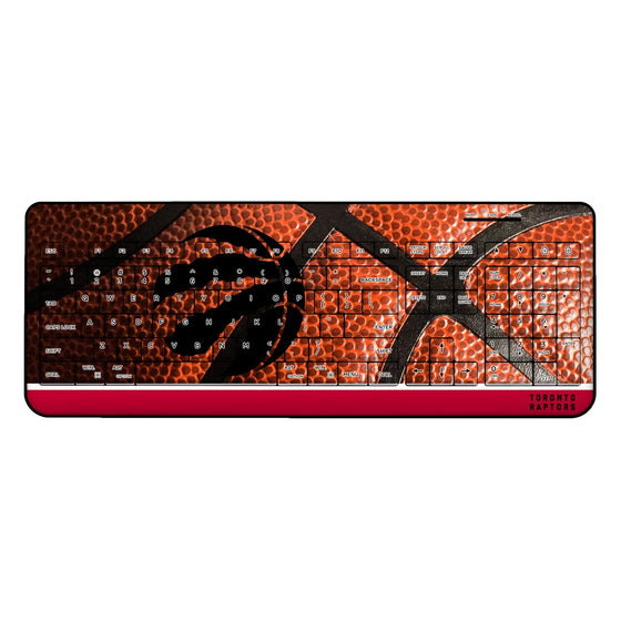 Toronto Raptors Basketball Wireless USB Keyboard-0