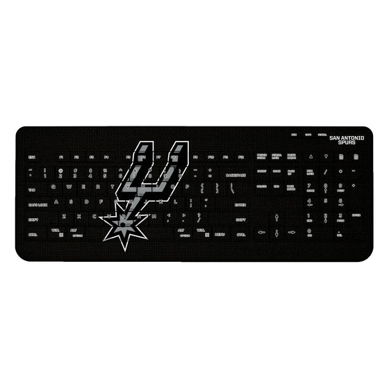 San Antonio Spurs Solid Wireless USB Keyboard-0