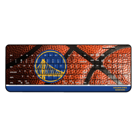 Golden State Warriors Basketball Wireless USB Keyboard-0