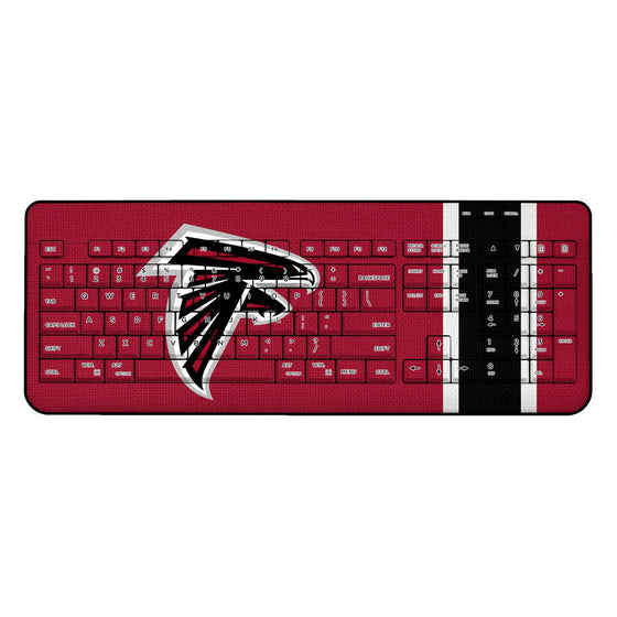 Atlanta Falcons Stripe Wireless USB Keyboard - 757 Sports Collectibles