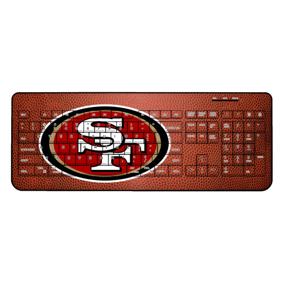 San Francisco 49ers Football Wireless USB Keyboard - 757 Sports Collectibles