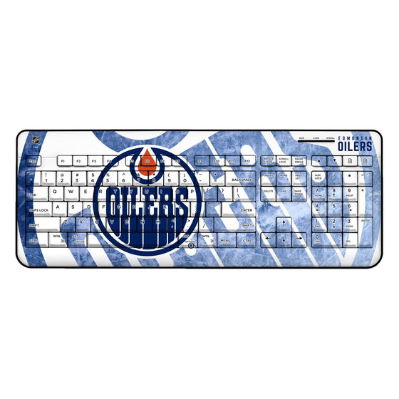 Edmonton Oilers Ice Tilt Wireless USB Keyboard-0
