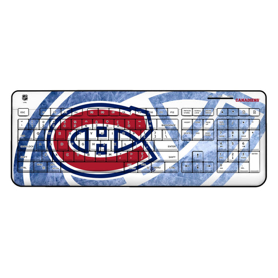 Montreal Canadiens Ice Tilt Wireless USB Keyboard-0