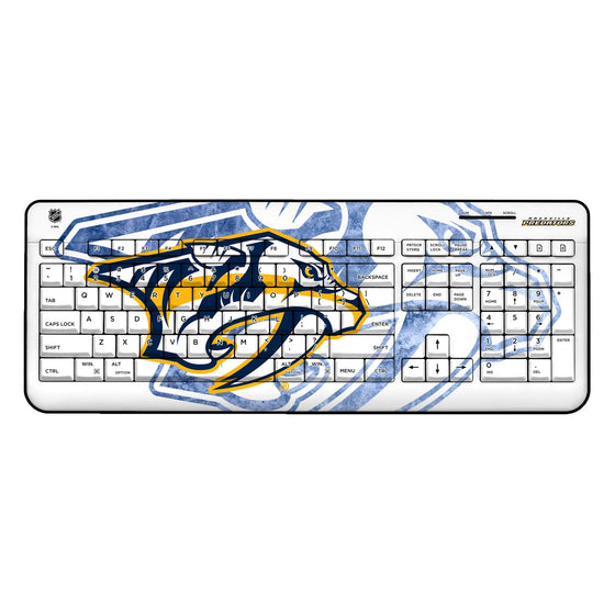 Nashville Predators Ice Tilt Wireless USB Keyboard-0