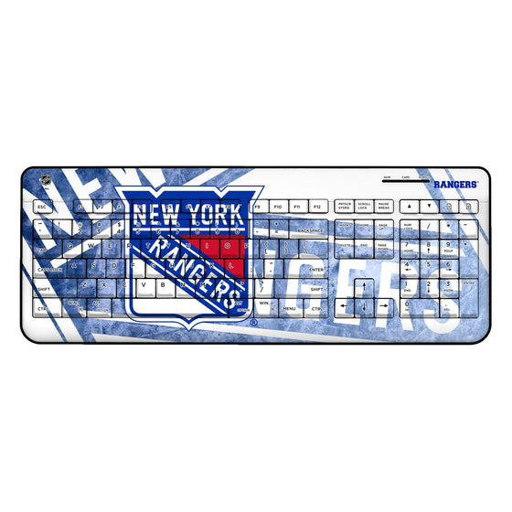 New York Rangers Ice Tilt Wireless USB Keyboard-0
