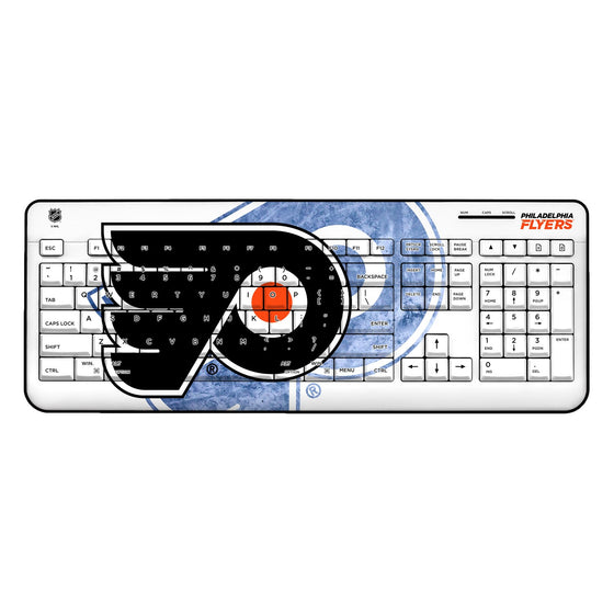 Philadelphia Flyers Ice Tilt Wireless USB Keyboard-0