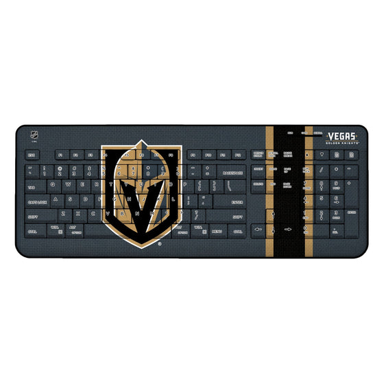 Vegas Golden Knights Stripe Wireless USB Keyboard-0