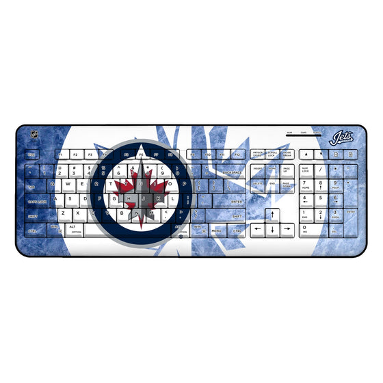 Winnipeg Jets Ice Tilt Wireless USB Keyboard-0