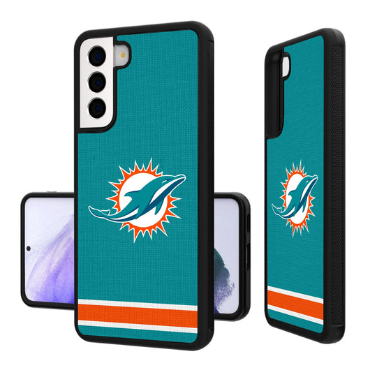 Miami Dolphins Stripe Bumper Case - 757 Sports Collectibles