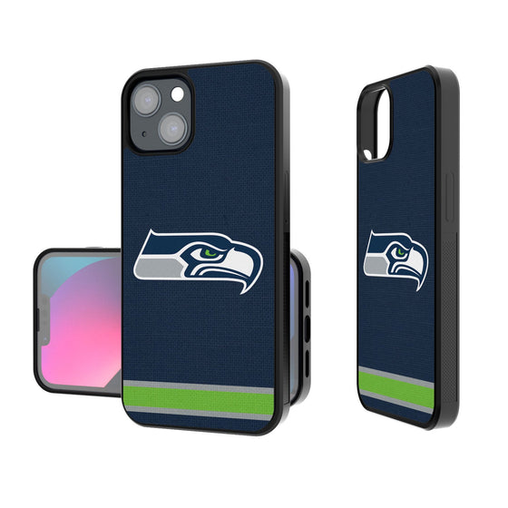 Seattle Seahawks Stripe Bumper Case - 757 Sports Collectibles