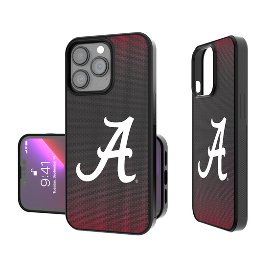 Alabama Crimson Tide Linen Bump Phone Case-0