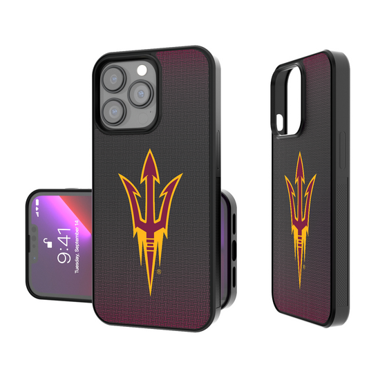Arizona State Sun Devils Linen Bump Phone Case-0