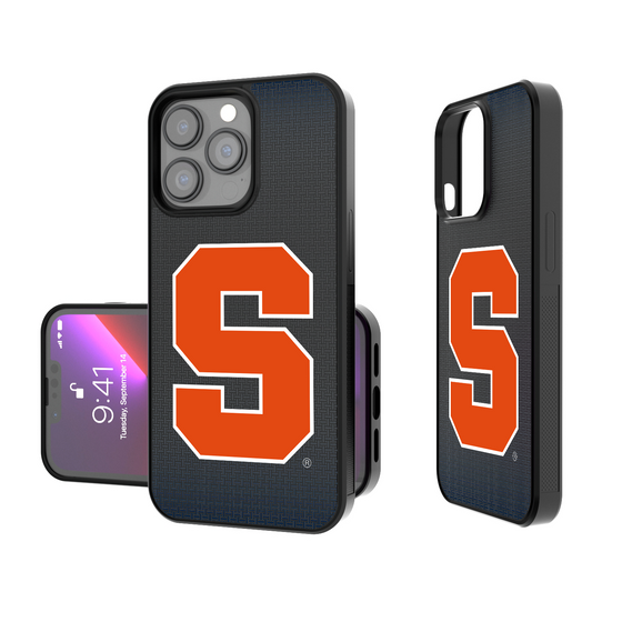Syracuse Orange Linen Bump Phone Case-0