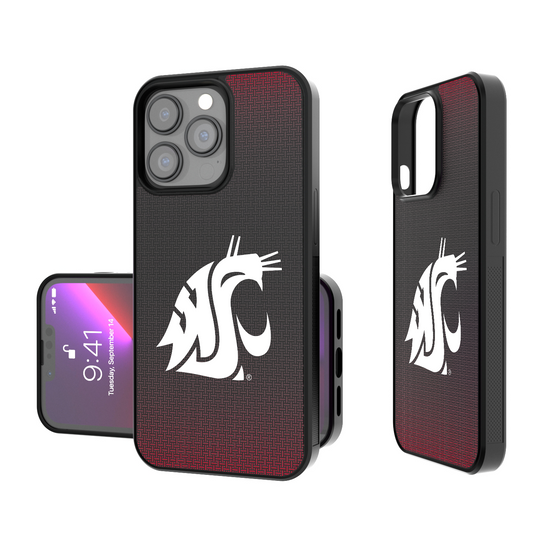 Washington State Cougars Linen Bump Phone Case-0