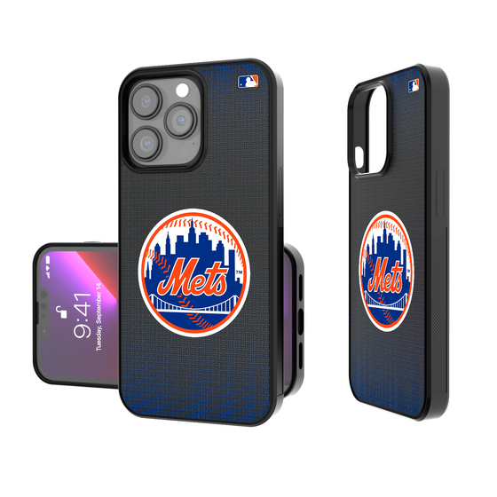 New York Mets Linen Bump Phone Case-0