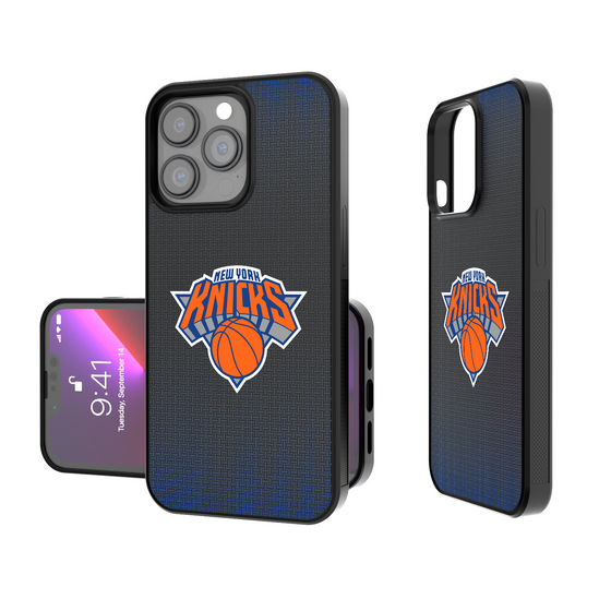 New York Knicks Linen Bump Phone Case-0