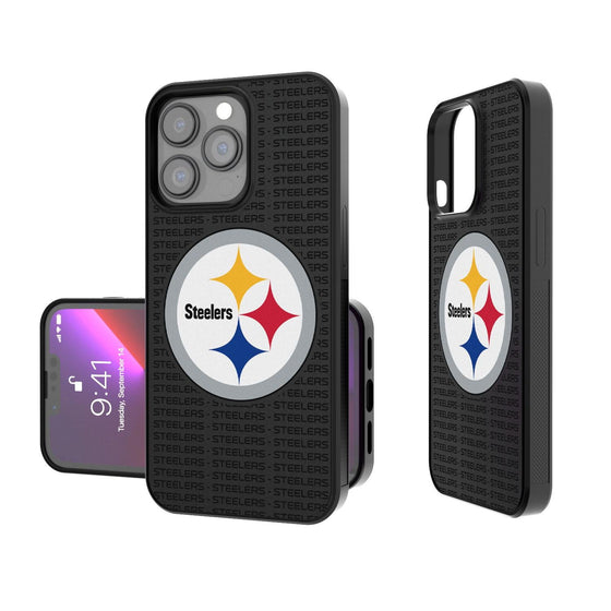 Pittsburgh Steelers Blackletter Bump Case-0