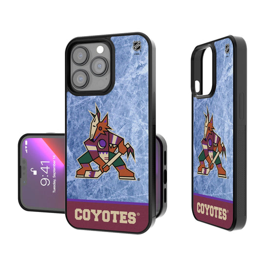 Arizona Coyotes Ice Wordmark Bumper Case-0