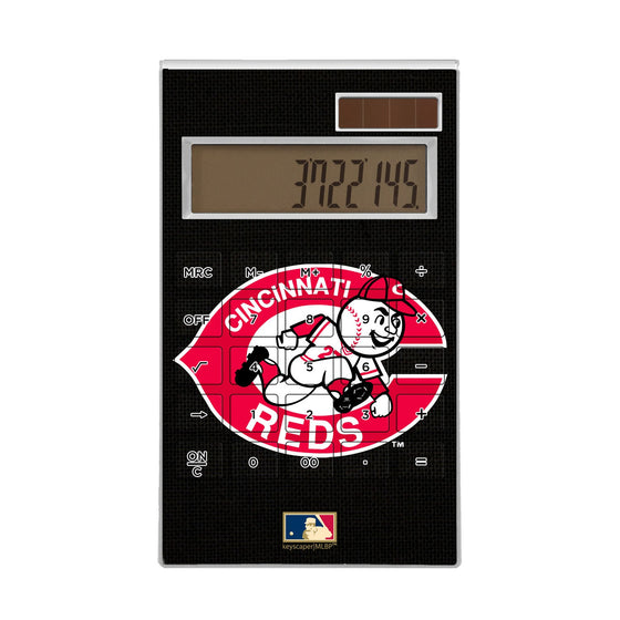 Cincinnati Reds 1978-1992 - Cooperstown Collection Solid Desktop Calculator - 757 Sports Collectibles