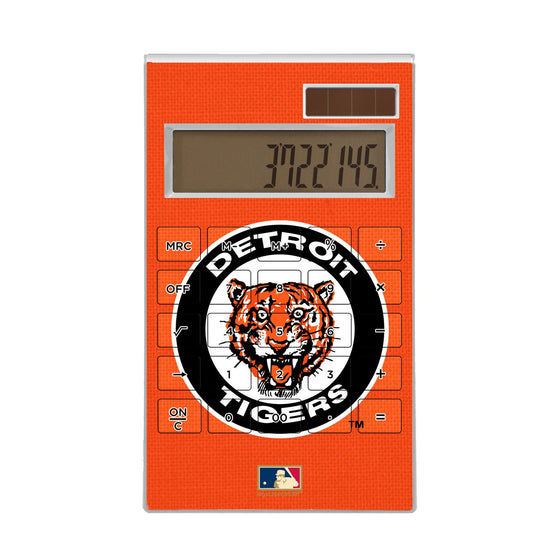 Detroit Tigers 1961-1963 - Cooperstown Collection Solid Desktop Calculator - 757 Sports Collectibles