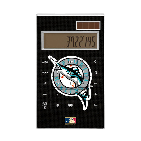 Miami Marlins 1993-2011 - Cooperstown Collection Solid Desktop Calculator - 757 Sports Collectibles