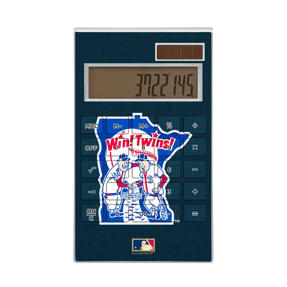 Minnesota Twins 1976-1986 - Cooperstown Collection Solid Desktop Calculator - 757 Sports Collectibles
