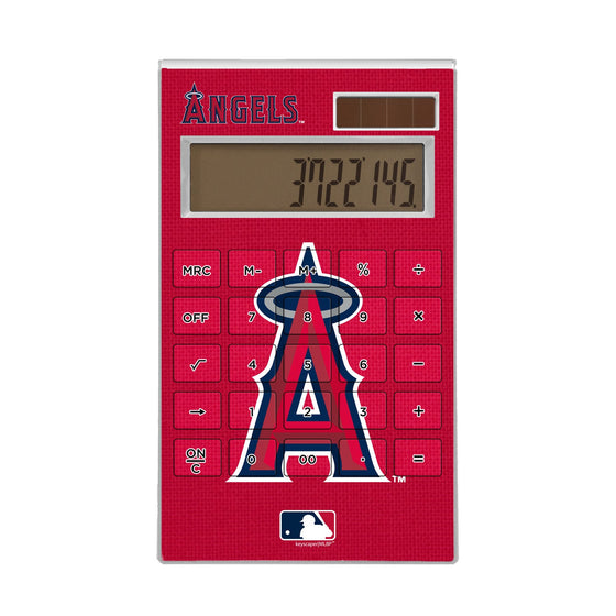 Los Angeles Angels Solid Desktop Calculator - 757 Sports Collectibles