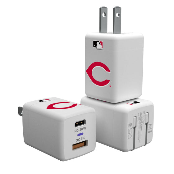 Cincinnati Reds Insignia USB A/C Charger - 757 Sports Collectibles