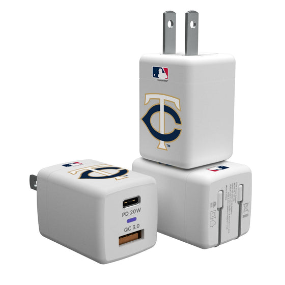 Minnesota Twins Insignia USB A/C Charger - 757 Sports Collectibles