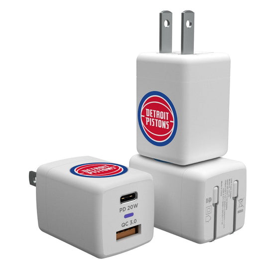 Detroit Pistons Insignia USB A/C Charger-0
