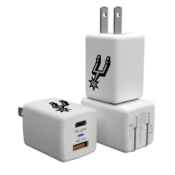 San Antonio Spurs Insignia USB A/C Charger-0