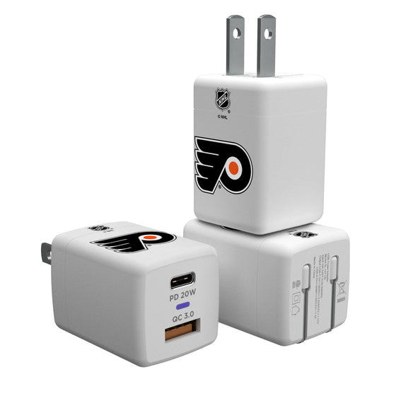 Philadelphia Flyers Insignia USB A and C Charger-0