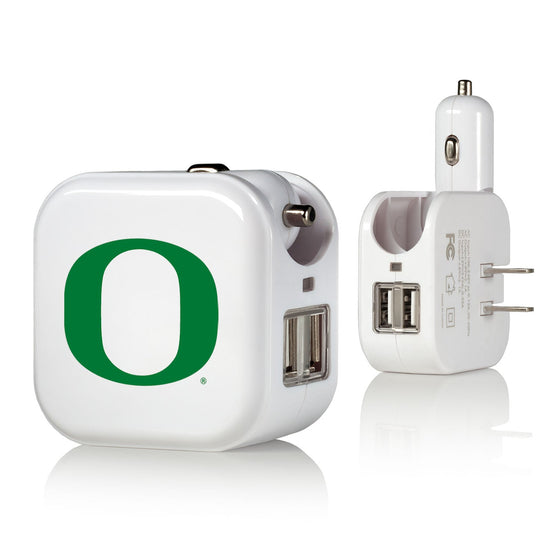 Oregon Ducks Insignia 2 in 1 USB Charger-0