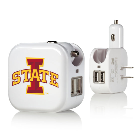 Iowa State Cyclones Insignia 2 in 1 USB Charger-0