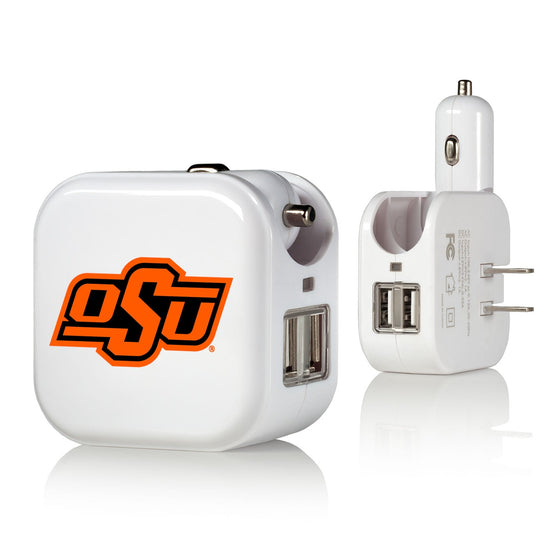 Oklahoma State Cowboys Insignia 2 in 1 USB Charger-0